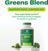 Amazing Grass Greens Blend Superfood Capsules: Super Greens with Spirulina, Chlorella, Beet Root Powder, Digestive Enzymes & Probiotics, 150 Capsules (Packaging May Vary)
