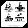 Oikos Protein Shake, Vanilla, 30g High Protein Drinks, Shelf Stable, Ready to Drink, 5g Prebiotic Fiber, 12 fl oz Bottle, 12 Count​