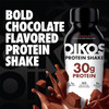 Oikos Protein Shake, Chocolate, 30g High Protein Drinks, Shelf Stable, Ready to Drink, 5g Prebiotic Fiber, 12 fl oz Bottle, 12 Count​