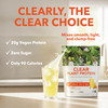PlantFusion Vegan Clear Protein Powder with Pea Protein Peptides - 20g Fast-Absorbing in Water 90 Calories Zero Sugar Premium Alternative to Clear Whey - 16 oz