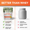 PlantFusion Vegan Clear Protein Powder with Pea Protein Peptides - 20g Fast-Absorbing in Water 90 Calories Zero Sugar Premium Alternative to Clear Whey - 16 oz