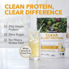 PlantFusion Clear Protein Powder with Pea Protein Peptides - 20g Fast-Absorbing in Water 90 Calories Zero Sugar Premium Alternative to Clear Whey - Pineapple Coconut - 16 oz