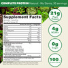 PlantFusion Complete Vegan Protein Powder - Plant Based Protein Powder With BCAAs Digestive Enzymes and Pea Protein - Keto Gluten Free Non-Dairy No Sugar Non-GMO - Natural-No Stevia 1.85 lb