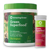 Amazing Grass Superfood Bundle - Original Superfood Greens Powder & Electrolyte Drink Tablets, Watermelon Lime, 30 Servings