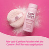 HAPPY CURVES Comfort Powder: Talc Free Anti Chafe Body & Foot Dusting Powder Deodorant to Control Inner Thigh Chafing, and Private Areas 6oz (Pack of 1) - Tahitian Vanilla