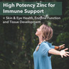 PlantFusion Vegan Zinc Supplements 22 mg – Wholefood Complex Chelated Zinc Citrate from Organic Guava Leaf for Immune Support 60 Capsules