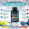NUTRAHARMONY Electrolytes - Electrolyte Tablets with Magnesium, Sodium, Potassium, Chloride, Vitamins D3 & B6, Kelp Powder - Salt Pills - Made in USA - Oral Tablets as Capsules - Vegan & Keto Friendly - 240 Tabs