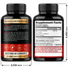 NUTRAHARMONY Panax Ginseng 15,000 mg - Red Korean Ginseng Supplement for Men - Extra Strength 10:1 Extract - Energy, Focus, Productivity & Performance - Natural & Vegan - Made in USA - 120 Capsules, 2 Month Supply