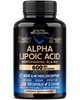 NUTRAHARMONY Alpha Lipoic Acid 600mg - ALA Supplement Antioxidant for Nerve, Energy & Metabolism Support - Extra Strength with Benfotiamine, B1 & B12 - Lab Tested, NON-GMO & Vegan - 120 Capsules, 2 Month Supply