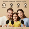 Beauty by Earth Boar Bristle Hair Brush for Women and Men, Natural 100% Soft Boars Hairbrush for Fine and Thin Hair  100% Boar Bristles
