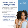 MethylPro Cofactors + L-Methylfolate 15 mg - Supports a Healthy Mindset - Vitamins B6 B12 & Magnesium - Active Folate for Methylation Support & Biochemical Reactions - 30 Servings - 30 Capsules