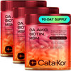 Cata-Kor Hair Skin and Nails Vitamins for Women – Biotin Collagen Hair Supplement | Hyaluronic Acid | Calcium AKG | MSM | Vitamin C & Vitamin D3 K2 – Hair Growth Vitamins for Women – 270 Caps (3 Pack)