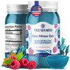 TrueSeaMoss Sea Moss Gel – Made in USA – Wildcrafted Seamoss Fruits & Jarred Vegetables – Blue Spirulina Pack of 1 (Labels may Vary)