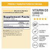 NatureWise Vitamin D3 1000iu (25 mcg) 200-Day Supply for Immune Support Healthy Muscle Function and Bone Health - Non-GMO Gluten Free in Organic Extra Virgin Olive Oil (Mini Softgel) 200 Count