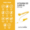 NatureWise Vitamin D3 1000iu (25 mcg) 1-Year Supply for Immune Support Healthy Muscle Function and Bone Health - Non-GMO Gluten Free in Organic Extra Virgin Olive Oil (Mini Softgel) 360 Count