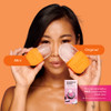 Contour Cube Original - Ice Roller for Sculpting & De-Puffing - Face Ice Roller & Massager with BPA-Free Silicone - Ice Mold for Face - Skin Care Tools for Daily Skincare (180ml) - Peach