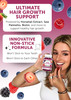 Lunakai USA Made Super Hair Gummies with Biotin Zinc Horsetail Extract & Saw Palmetto - Hair Growth Vitamins for Women & Men – Supports Thicker Longer Stronger Tresses Skin & Nails 60ct