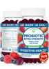 Lunakai USA Made Probiotic Gummies - 5 Billion CFUs Vegan Non-GMO Gluten-Free - Digestive & Immune Support for Women & Men - 60 Chewable Gummies