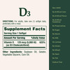 Nature's Bounty Vitamin D3 5000 IU Softgels, Rapid Release Immune Support Vitamin D Supplements, 240 Ct