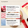 Pomegranate Collagen Stick Jelly – Low Molecular Fish Collagen 1000mg Pomegranate Flavor Korean Collagen Jelly 10 Sachets
