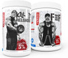 Rich Piana 5% Nutrition Bundle | Kill It Reloaded High-Stim Pre-Workout + FasF Stim-Free Nitric Oxide Booster Pre-Workout (Blue Raspberry))