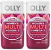 OLLY Ultra Womens Multi Softgels,Overall Health and Immune SupportOmega-3sIronVitamins ADCEB12Daily Multivitamin30 Day Supply -60 Count (Pack of 2)