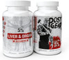 Rich Piana 5% Nutrition Double Stack | Liver & Organ Defender + Post Gear Pct | Liver, Kidney, & Heart Support + Post Cycle Therapy Supplement For Men - Estrogen Blocker, Muscle Builder