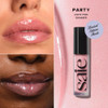 Saie Glossybounce High-Shine Hydrating Lip Gloss Oil - Sheer Tinted Lip Oil with Hyaluronic Acid + Jojoba Oil for Long-Lasting Moisture (.17 oz) (Disco + Bounce)