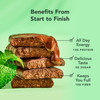 ALOHA Organic Plant Based Protein Bars Chocolate Mint 1.98 Oz (Pack of 12)