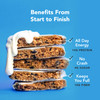 ALOHA Organic Plant Based Protein Bars - Cookies and Creme - 12 Bars Vegan Low Sugar Gluten-Free Paleo Low Carb Non-GMO No Stevia No Erythritol