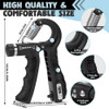 YIXTY 5-60Kg Adjustable Heavy Hand Gripper Fitness Hand Exerciser Grip Wrist Training Finger Gripper Hand Strengthener for Patient - 1PCS-Hand Gripper