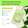 Abib Heartleaf Calming Spot Patch 2 Sizes 78 Patches Waterproof Pimple Patches For Face Invisible Ultra-Adherent & Fast-Soothing Zit Care (10Mm*48Pcs / 12Mm*30Pcs)