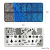 Addfavor Nail Art Stamper Kit 6Pcs Flower Heart Leaf Lace Butterfly Stamping Plate Template With Silicone Nail Stamper And Scraper For Women Girls Diy Fingernail Manicure Stencils Tools