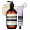 Aesop Reverence Aromatique Hand Wash (16.9 Oz) + Eleos Aromatique Hand Balm (2.5 Oz) | Hand Care Set To Exfoliate And Nourish | Set Of 2