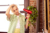 Andis 30290 1875-Watt Tourmaline Ionic Pro Dry Professional Hair Dryer 3 Heat Settings & 2 Speed Settings 2 Dryer Attachments Lightweight Fast Dry & Low Noise Soft Grip Red