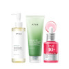 Anua 3-Step Skin Beginner Set Oil Cleanser And Face Wash With Facial Serum Double Cleansing Daily Routine With Niacinamide Korean Skin Care Set