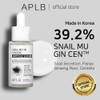 Aplb Snail Mucin Ginseng Ampoule Serum | Snail Mu Gin Cen 39.2% 1.35 Fl.Oz/Korean Skincare Wrinkle Care Pore Care Improve Elasticity For Firm Skin
