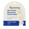 Aveeno Skin Relief Repairing Hand Mask Moisturizing Gloves With Triple Oat & Shea Butter For Very Dry Skin Hand Care For Sensitive Skin Fragrance-Free 1 Pair Of Single-Use Gloves