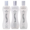 Biosilk 3-Piece Silk Therapy Kit Shampoo Conditioner & Serum For Healthy Shiny Manageable Hair Sulfate-Free Paraben-Free Cruelty-Free 12 Oz Haircare Set