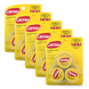 Carmex Medicated Lip Balm Jar Lip Moisturizer For Dry Chapped Lips 0.25 Oz - (5 Packs Of 3)