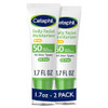 Cetaphil Daily Facial Moisturizer Spf 50 1.7 Fl Oz (Pack Of 2) Gentle Facial Moisturizer For Dry To Normal Skin Types No Added Fragrance Dermatologist Recommended (Packaging May Vary)