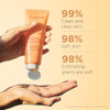Clarins One-Step Gentle Exfoliating Cleanser | 3-In-1 Cleanser Makeup Remover And Exfoliator | Boosts Radiance | Plant-Based Exfoliating Beads | All Skin Types 4.3 Ounces