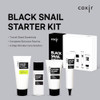 Coxir Black Snail Collagen Starter Kit Cleanser Toner Serum & Cream | Repairing Snail Mucin Skincare Set Hydrating Korean Beauty Routine For Women (4-Piece)