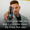 Crazybull Crazy Bull Hair Bull Blaster Sea Salt Spray - Volumizing Hair Spray For Men - Lightweight And Firm Hold Spray - Vegan And Cruelty-Free 6.76 Oz