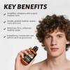 Curlland Curl Cream For Men Hair Styling Cream For Wavy And Curly - Mens Curly Hair Products Defines Curls Tames Frizz Adds Smoothness And Texture For Curl Without Crispiness - Sea Salt Spray Hold Beach Easy