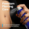 H2Ocean Piercing Aftercare Spray Sea Salt Saline 4Oz + Piercing Aftercare Sea Salt Spray 1.5Oz