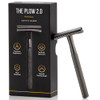 Manscaped The Plow 2.0 & Power Shave Gel Men'S Face Shaving Bundle With Single Blade Safety Razor And Soothing Face Shaving Gel With Liquid Exfoliants To Help Defend Against Ingrown Hairs 6 Fl Oz