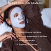 Nuface Ionplex Hydra-Gel Power Mask - Hydrating Korean Face Mask 2-Piece Cooling Skincare Sheets + Allantoin & Glycerin For Dewy Skin - Plumps & Smooths Fine Lines - Vegan K-Beauty 5 Count