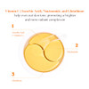 Petitfee 10 Day Eye Mask Vitamin 20Pcs (10Pairs) - Brightening Eye Patch Even Skin Tone With Ascorbic Acid Vitamin Complex Glutathione Niacinamide Travel Friendly Lightweight