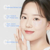 Petitfee Aura Quartz Hydrogel Eye Mask Blue 60 Pcs (30 Pairs) - Eye Patch For Dark Circles Brightens Under Eyes Glutathione Ascorbic Acid Puffy Eye Bags Cooling Firms Eye Area Intense Hydration